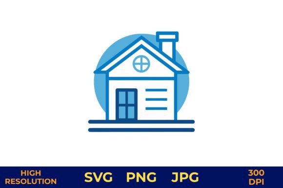 House with Medical Cross Icon Vector