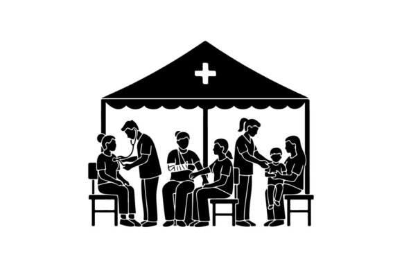 Medical Aid Volunteers Assisting Communi