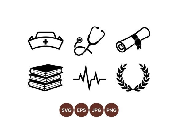 Medical Education Icon Collection