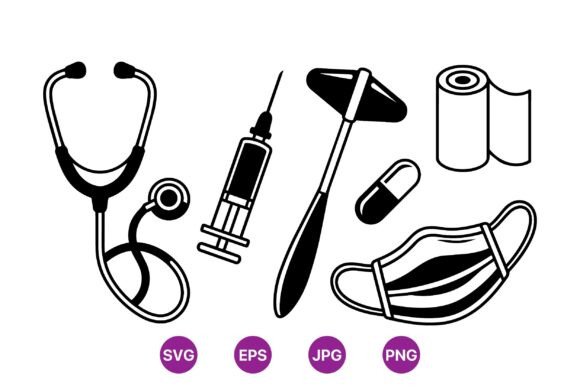 Medical Tools Vector Clipart