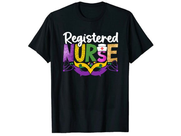 Registered Nurse Mardi Gras T-Shirt